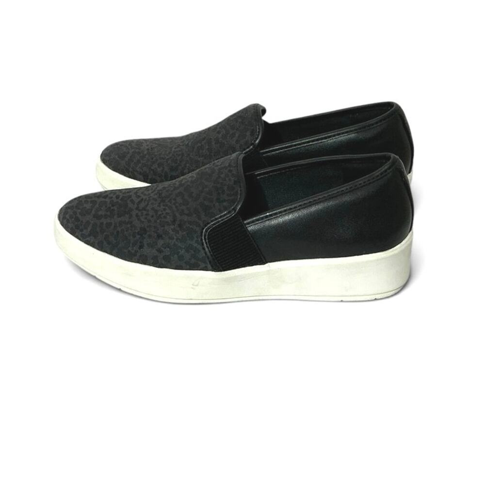 Clarks Women’s Layton Petal Platform Sneakers Animal Print Black Size 9.5